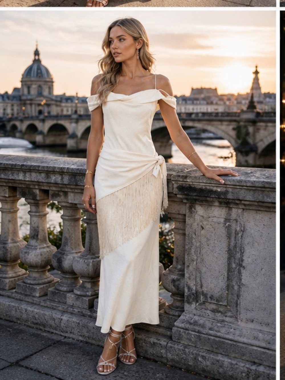 Zara midi linen dress bloggers fav